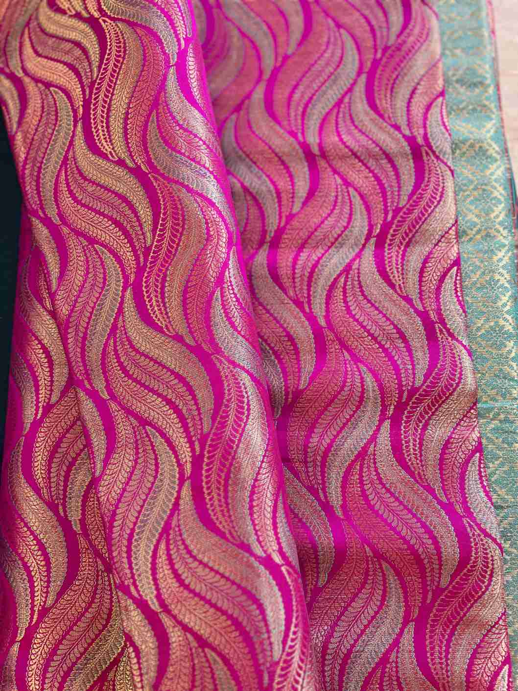 Kanjivaram Katan Silk Saree with Woven Zari Pattern