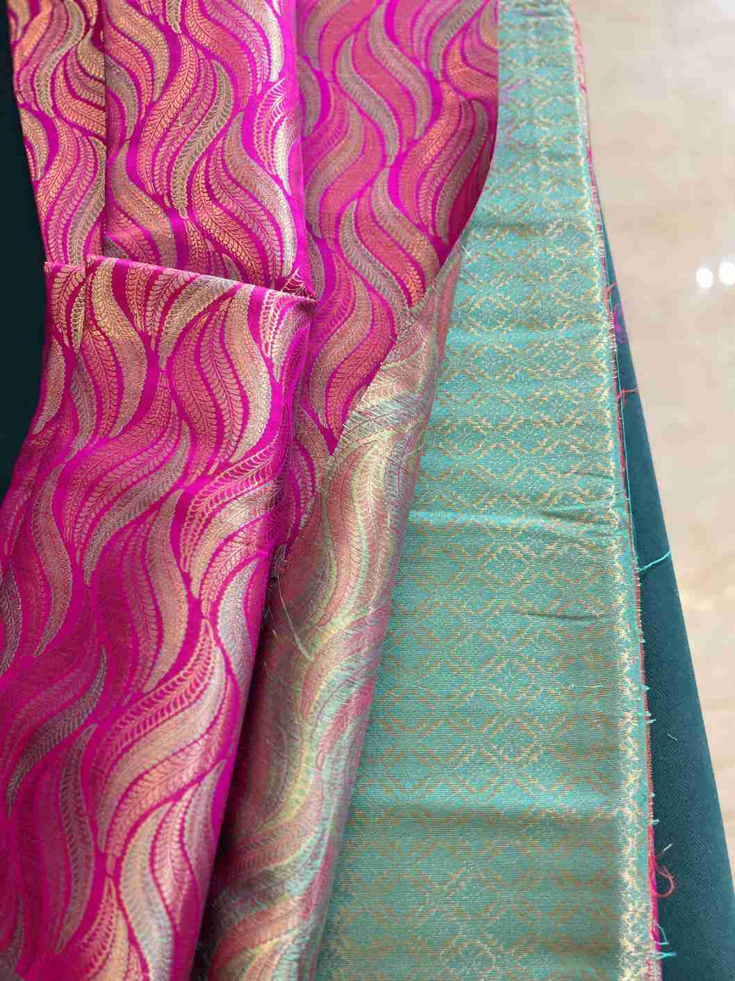 Kanjivaram Katan Silk Saree with Woven Zari Pattern