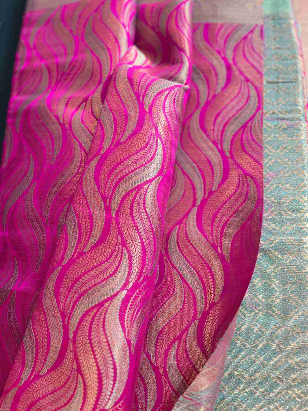 Kanjivaram Katan Silk Saree with Woven Zari Pattern