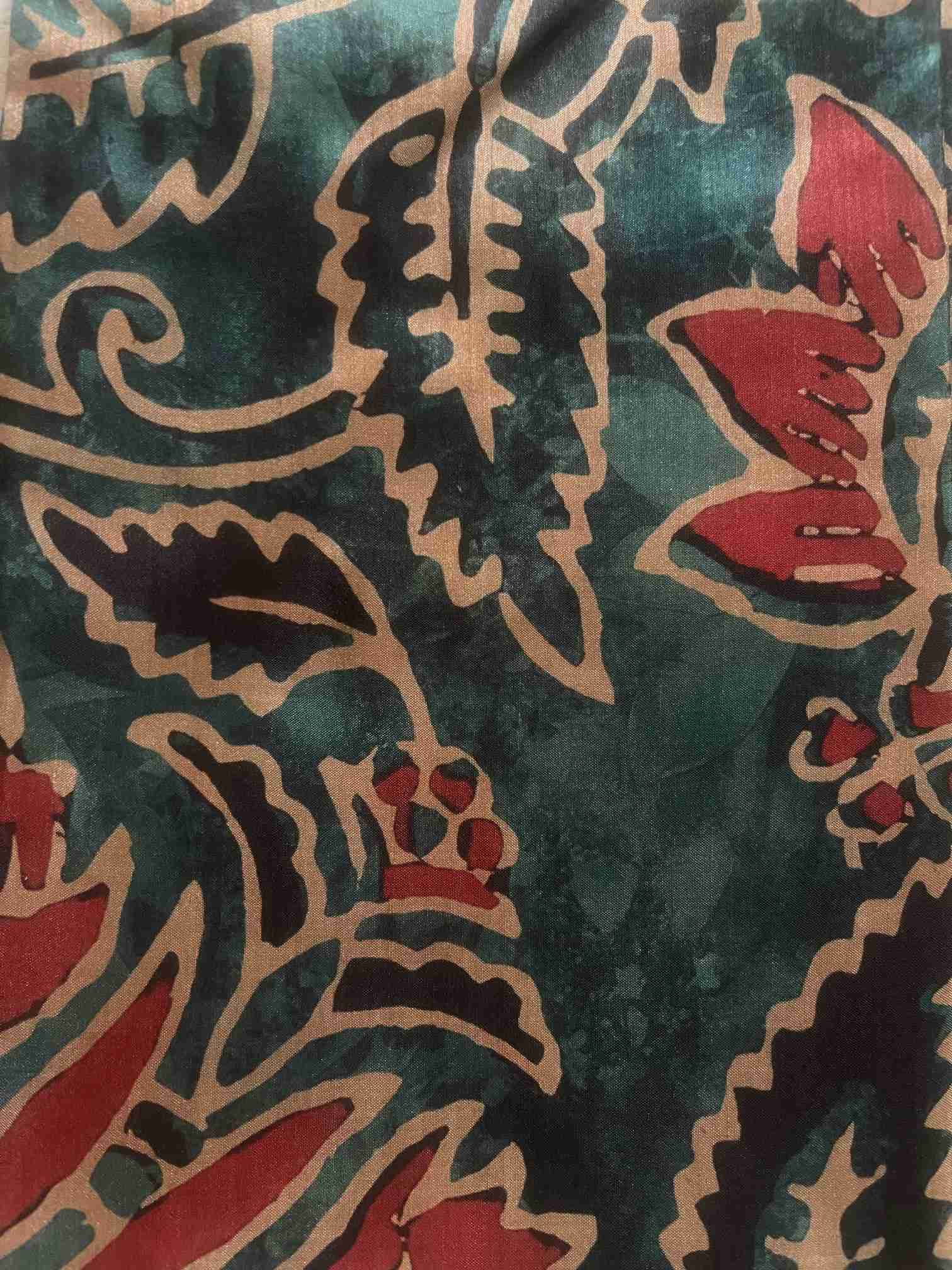 Ajrakh Printed Saree with Heritage Borders
