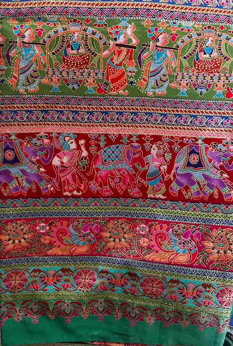 Position Print Sanskriti Sangam Saree in Classic Hues with Intricate Motifs