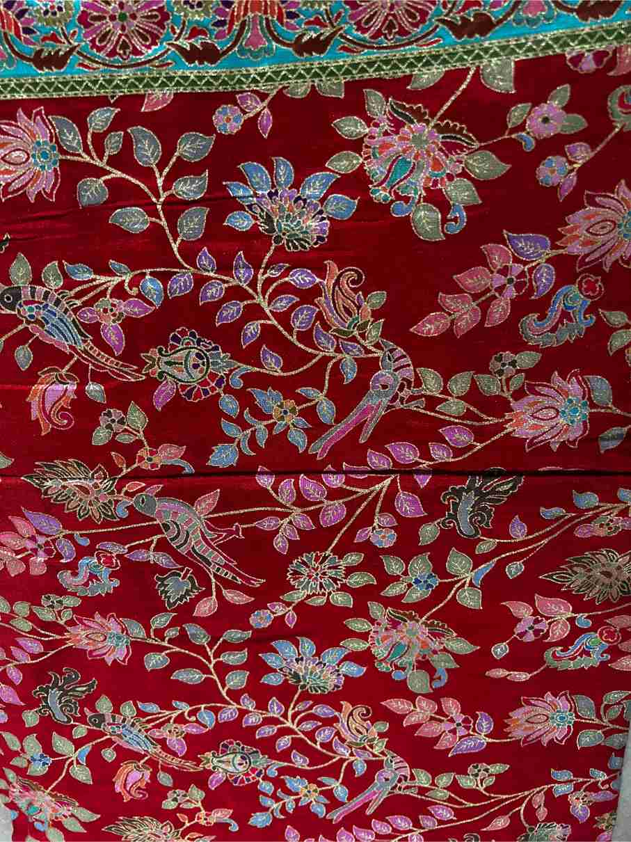 Position Print Sanskriti Sangam Saree in Classic Hues with Intricate Motifs